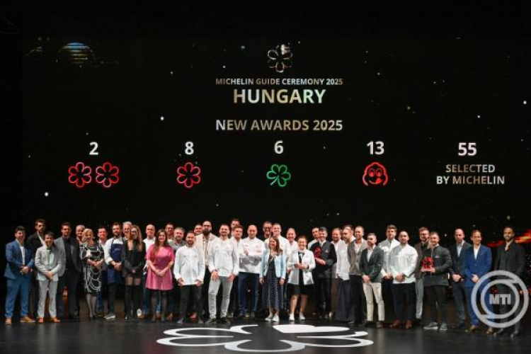 Tíz magyar étterem kapott idén Michelin-csillagot